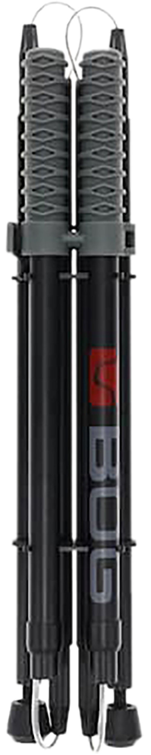 Il BOG DeadShot Compact è un bipod mini standing con finitura opaca nera, ideale per stabilità e precisione durante il tiro, compatto e facile da trasportare.