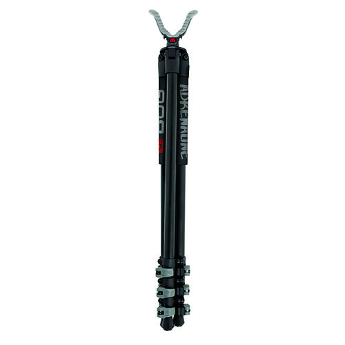 Il BOG Adrenaline Tripod offre portabilità, stabilità e versatilità, con leve di bloccaggio, punte metalliche retrattili e il sistema Switcheroo® per un cambio rapido degli accessori.