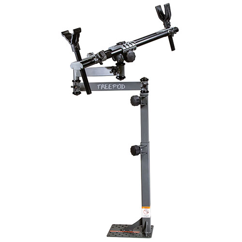 Il BOG™ TreePod offre precisione da benchrest da qualsiasi treestand, liberando le mani per osservare e fotografare, supportando completamente il peso della tua arma.