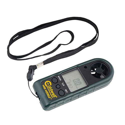 Il Caldwell® Wind Wizard II è un misuratore di vento compatto e portatile, ideale per valutare la velocità del vento e migliorare la precisione di tiro.