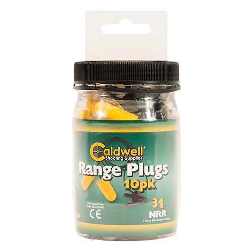 Non perdere mai più i tuoi tappi per le orecchie con i Caldwell Range Plugs, dotati di cordino e clip, design ergonomico e comfort per ore di utilizzo.