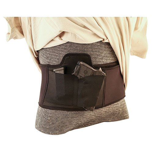 Il Caldwell Tac Ops Belly Band Holster offre comfort e versatilità, con materiale traspirante, protezione per la scivolata e lavabilità in lavatrice.