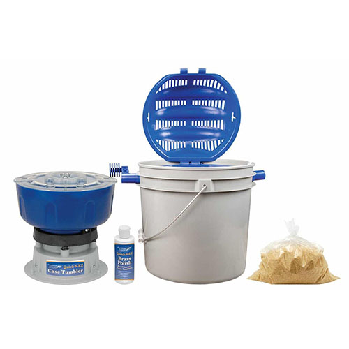 Il Frankford Arsenal Quick-N-EZ Case Tumbler Kit pulisce rapidamente la tua cartuccia, rimuovendo residui e ossidazione, con capacità fino a 600 casi 9mm.