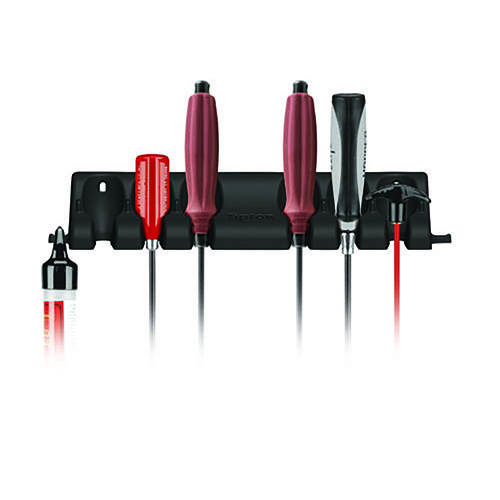 Organizza e tiene a portata di mano fino a sei cleaning rods con il Tipton® Cleaning Rod Rack, dotato di ganci per accessori e bumper per t-handle rods.