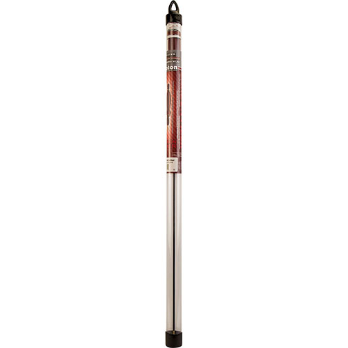 Il rod di pulizia in carbonio Tipton è resistente, non graffia le canne e offre un manico ergonomico che ruota su cuscinetti, per una pulizia efficace.