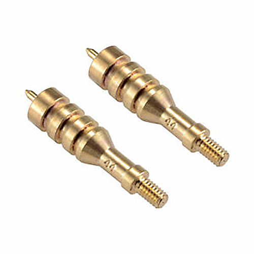 I Jags di pulizia in ottone massiccio Tipton sono specifici per calibro, garantendo una vestibilità perfetta e una punta affilata per mantenere il panno centrato.