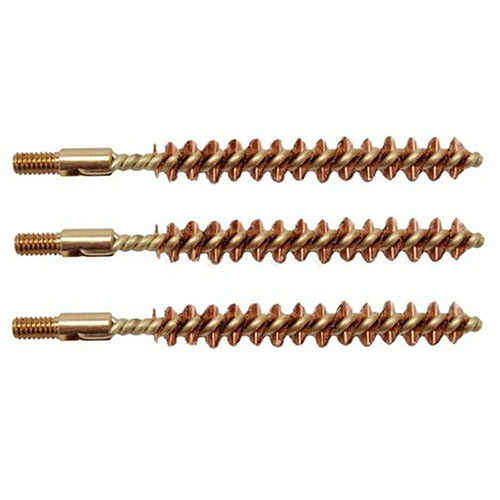 Le spazzole per canna in bronzo Tipton sono essenziali per la pulizia delle armi, offrendo qualità superiore per ogni calibro con set di 3 pezzi.