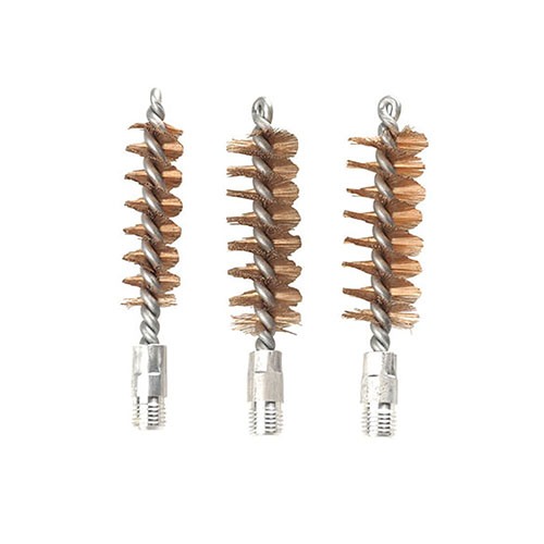 Le spazzole per canna in bronzo Tipton sono essenziali per la pulizia delle armi, offrendo qualità superiore per ogni calibro con set di 3 pezzi.