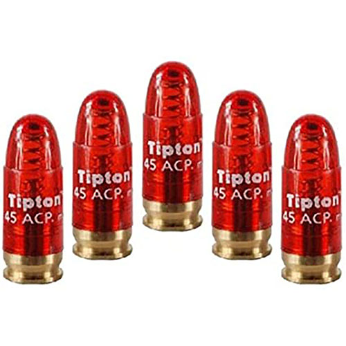 I Tipton Snap Caps per pistola 45 ACP proteggono il percussore, consentono di controllare il grilletto e rilasciano la tensione delle molle durante la conservazione.