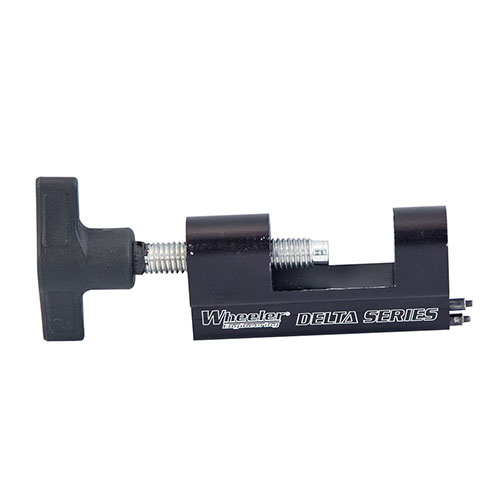 Il Wheeler Delta Series AR Trigger Guard Install Tool rende l'installazione o la sostituzione dei trigger guard rapida e semplice, ideale per ogni appassionato di armi.