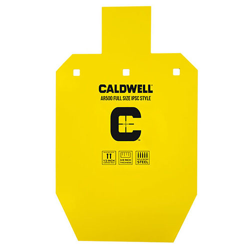 I bersagli Caldwell AR500 in acciaio indurito offrono visibilità eccellente e resistenza a migliaia di colpi, disponibili in sette dimensioni con tre soluzioni di sospensione.