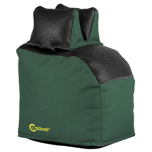 Il Caldwell Shoulder Saver Magnum Extended Rear Bag offre una base sicura grazie alla pelle di alta qualità e al poliestere resistente che mantiene la forma.