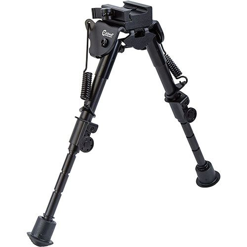 I bipod Caldwell Pic Rail XLA 6"-9" offrono stabilità, design leggero in alluminio, gambe regolabili e trasportabilità facile, perfetti per ogni shooting.