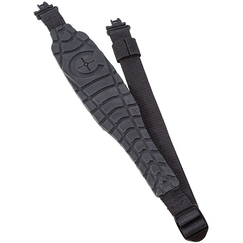 La Caldwell® Max Grip Sling offre un design ergonomico che distribuisce il peso dell'arma per un trasporto confortevole, aderendo saldamente alla spalla.