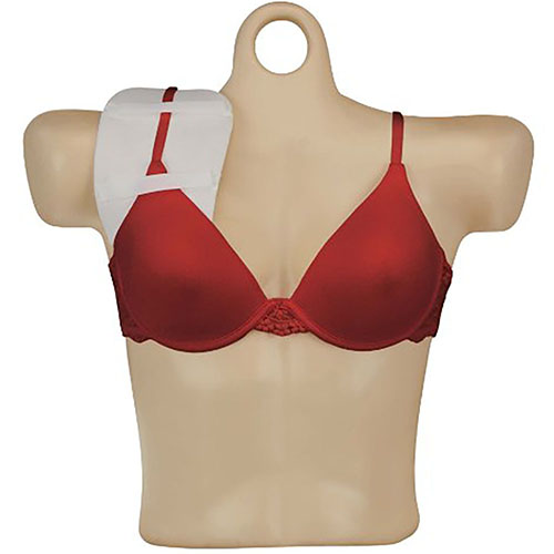 Indossato sotto i vestiti, il Caldwell Hidden Comfort Recoil Shield per donne offre protezione dal rinculo con un design comodo e facile da attaccare alla biancheria.