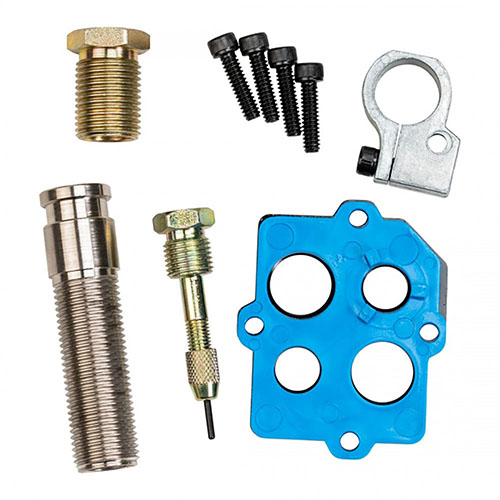 Le testine extra per Dillon Square Deal B mantengono tutte le tue regolazioni intatte, permettendoti di cambiarle senza toccare i dies.