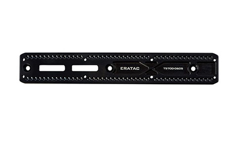Il sistema ARCA-Rail M-LOK di ERATAC offre 6 slot e due slider diversi, permettendo un adattamento versatile per ogni scenario di utilizzo.