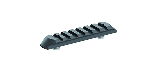 Il KeyMod Picatinny-Rail a 7 slot di ERATAC offre una soluzione versatile per l'installazione di accessori, garantendo robustezza e facilità d'uso.