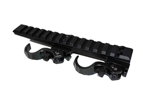 I Picatinny Risers ERATAC offrono un montaggio sicuro e rapido per accessori tattici, elevando i red dot sights per una visione più ergonomica e pulita.