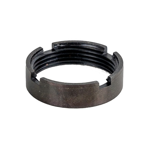 L'AR-15 Mil-Spec Castle Nut è fondamentale per fissare il buffer tube al lower receiver, garantendo stabilità e compatibilità con la maggior parte delle stock AR-15.