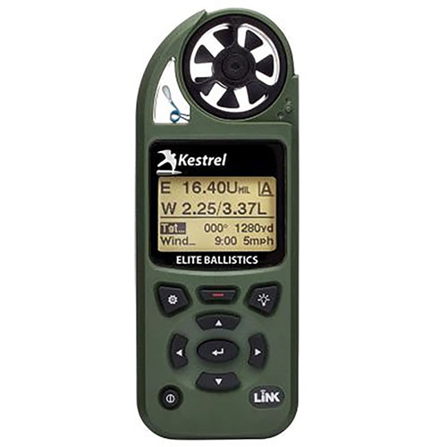 Il Kestrel 5700 Elite offre misurazioni ambientali precise, accesso alla libreria 