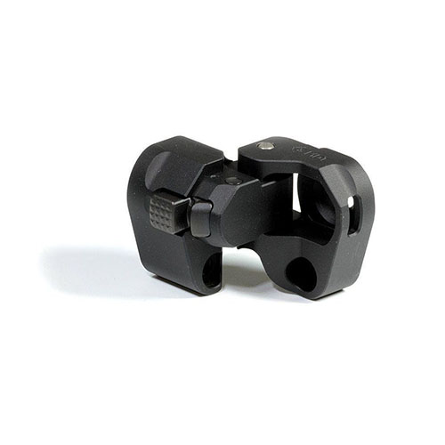 Aumenta l'adattabilità per stoccaggio e trasporto con l'adattatore MDT Folding Buttstock, compatibile con fucili a carica frontale e disponibile in configurazione a blocco 1-way.