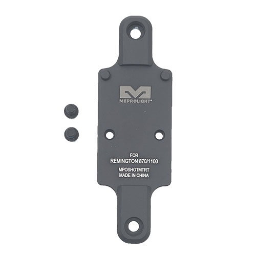 Il MPO PRO-DF, RED & RMR SHOTGUN PLATE per Remington 870/1100 offre una visibilità eccezionale e un'installazione facile per migliorare la precisione di tiro.