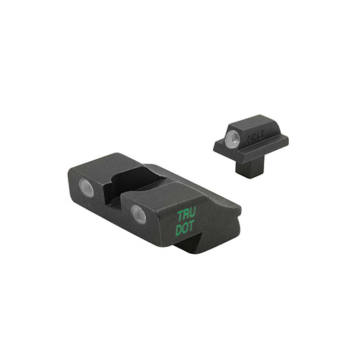 Le mire notturne autoilluminate TRU-DOT® MEPROLIGHT® offrono un'accuratezza migliorata in condizioni di scarsa luminosità, aumentando l'efficienza di colpo oltre l'85%.