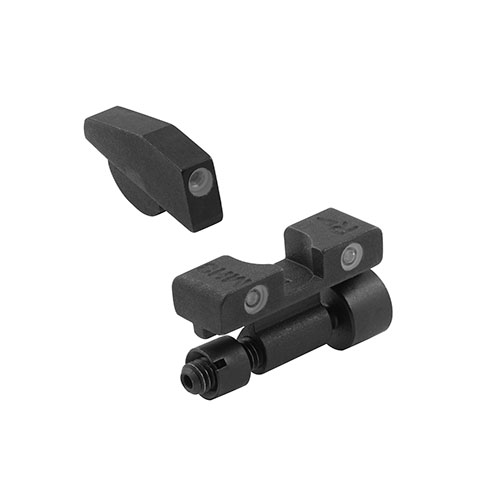 Le mire notturne autoluminescenti MEPROLIGHT® Tru-Dot® offrono un'accuratezza superiore in condizioni di luce scarsa, aumentando l'efficienza di tiro oltre l'85%.