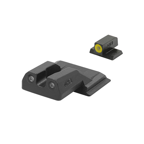 Le mire HYPER BRIGHT™ offrono visibilità eccezionale in ogni condizione, con tritio sempre attivo, design resistente e colori brillanti per un'acquisizione rapida del bersaglio.