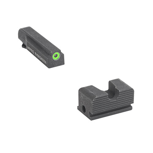 Il Mepro Evergreen™ offre mirini LED super brillanti per operazioni diurne e notturne, aumentando la probabilità di colpire obiettivi fissi e mobili.