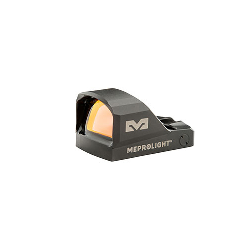 Il Mepro MPO-DS è un mirino red dot open reflex per pistole subcompatte, con reticolo da 3.5 MOA, controllo automatico della luminosità e impermeabilità IPX7.