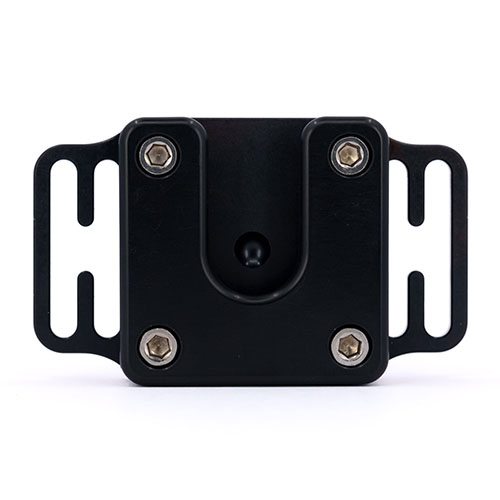 L'OBI Slide Lock offre un attacco sicuro e flessibile per zaini e sistemi MOLLE, compatibile con cinghie da 1 pollice e orientabile verticalmente o orizzontalmente.