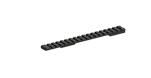Il Picatinny Rail in alluminio per Howa 1500 short offre una solida base per accessori, garantendo stabilità e versatilità nel montaggio di ottiche e attrezzi.