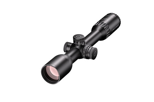 Il telescopio 3–18x42 Meta di SCHMIDT U. BENDER offre un'ottica di alta precisione, versatilità di ingrandimento e reticolo BDC II LT per tiri precisi.