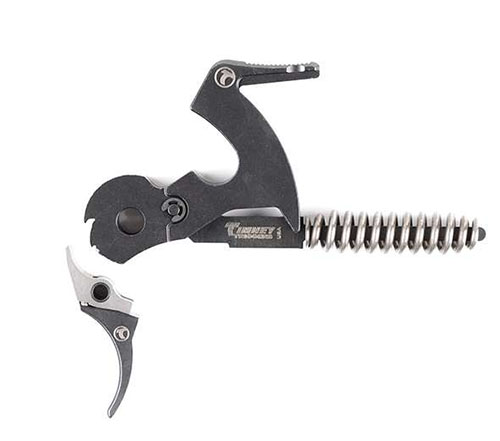 Il grilletto Timney per fucili Marlin offre un peso di trazione fisso di 3-3,5 libbre, garantendo precisione e affidabilità senza bisogno di armi da fuoco.