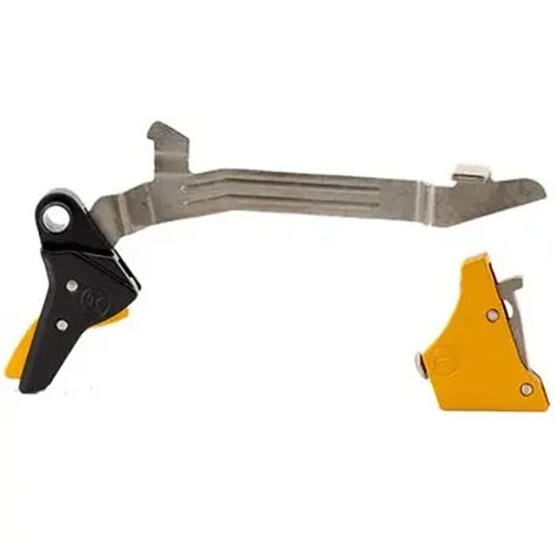 Il Timney Ultimate Builder’s Kit per Glock Gen 3-4 offre un grilletto con peso di 2.5-3 lb, parti in acciaio inox e tool steel, per prestazioni superiori e affidabilità.