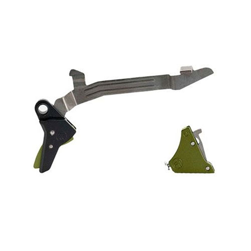 Il grilletto Alpha Red Competition di Timney per Glock Gen 3-4 offre un peso di scatto fisso di 3 lb, migliorando precisione e performance nei modelli G20, G21, G29, G30, G40 e G41.