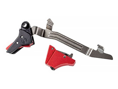 Il grilletto Timney Alpha Competition per Glock Gen 5 offre un peso di trazione di 3 lb, affidabilità, e prestazioni superiori con 10.000 colpi senza malfunzionamenti.