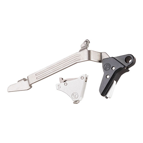 Il grilletto Timney Alpha Competition per Glock Gen 5 offre una corsa di 3 libbre, affidabilità, bassa frizione e prestazioni eccellenti senza manutenzione.