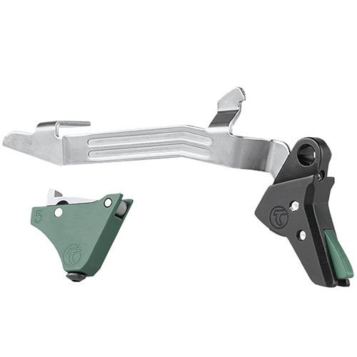 Il grilletto Timney Alpha Competition per Glock Gen 5 offre un peso di scatto di 3 libbre, affidabilità, bassa frizione e un'eccezionale sensazione di scatto.