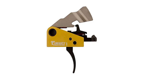 Migliora la tua carabina HK con il grilletto Timney SCAR: scatto più fluido e preciso, resistenza superiore grazie all'alluminio 6061‑T6 e acciaio S7.