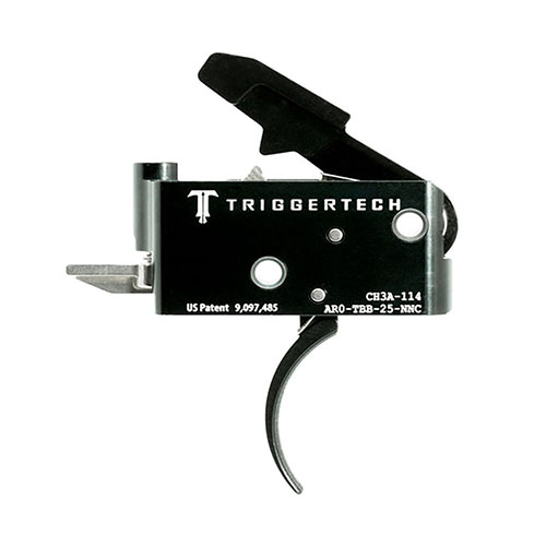 Il grilletto TRIGGERTECH AR15 offre un'azione a due stadi, zero-creep, reset tattico sotto 0.030” e affidabilità in condizioni estreme con Frictionless Release Technology™.