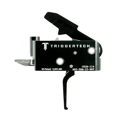 Il grilletto TRIGGERTECH AR15 offre una tecnologia Frictionless Release, azione a due stadi, peso adattabile e resistenza alla corrosione per prestazioni superiori.