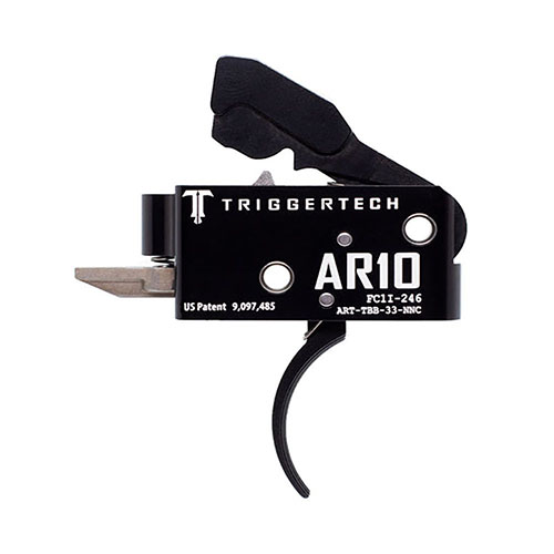 Il grilletto TRIGGERTECH AR10 offre una tecnologia Frictionless Release™, azione a due stadi, zero-creep break e massima affidabilità in ogni condizione.