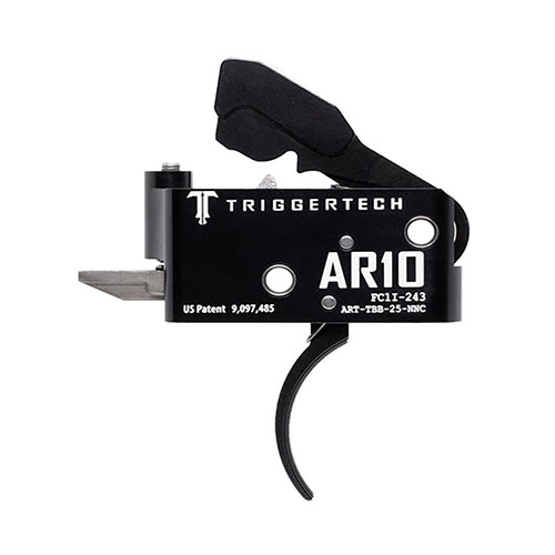 Il grilletto TRIGGERTECH AR10 offre una tecnologia Frictionless Release™, azione a due stadi e massima affidabilità anche nelle condizioni più estreme.