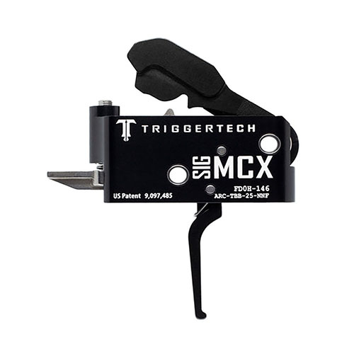 Il grilletto TRIGGERTECH MCX offre una tecnologia Frictionless Release™, azione a due stadi e una resistenza alla corrosione per prestazioni affidabili in ogni situazione.