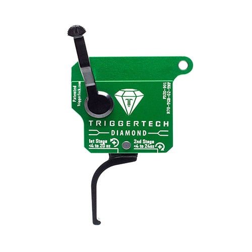 Il grilletto TRIGGERTECH REM700 Diamond offre una rottura zero-creep, regolazione del peso, quattro punti di sicurezza e tecnologia Frictionless Release per prestazioni superiori.