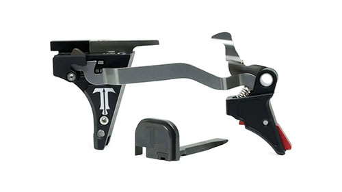 Il sistema ACE Trigger per Glock di TRIGGERTECH offre un'ottima reattività, precisione e comfort, migliorando la tua esperienza di tiro con un trigger di alta qualità.