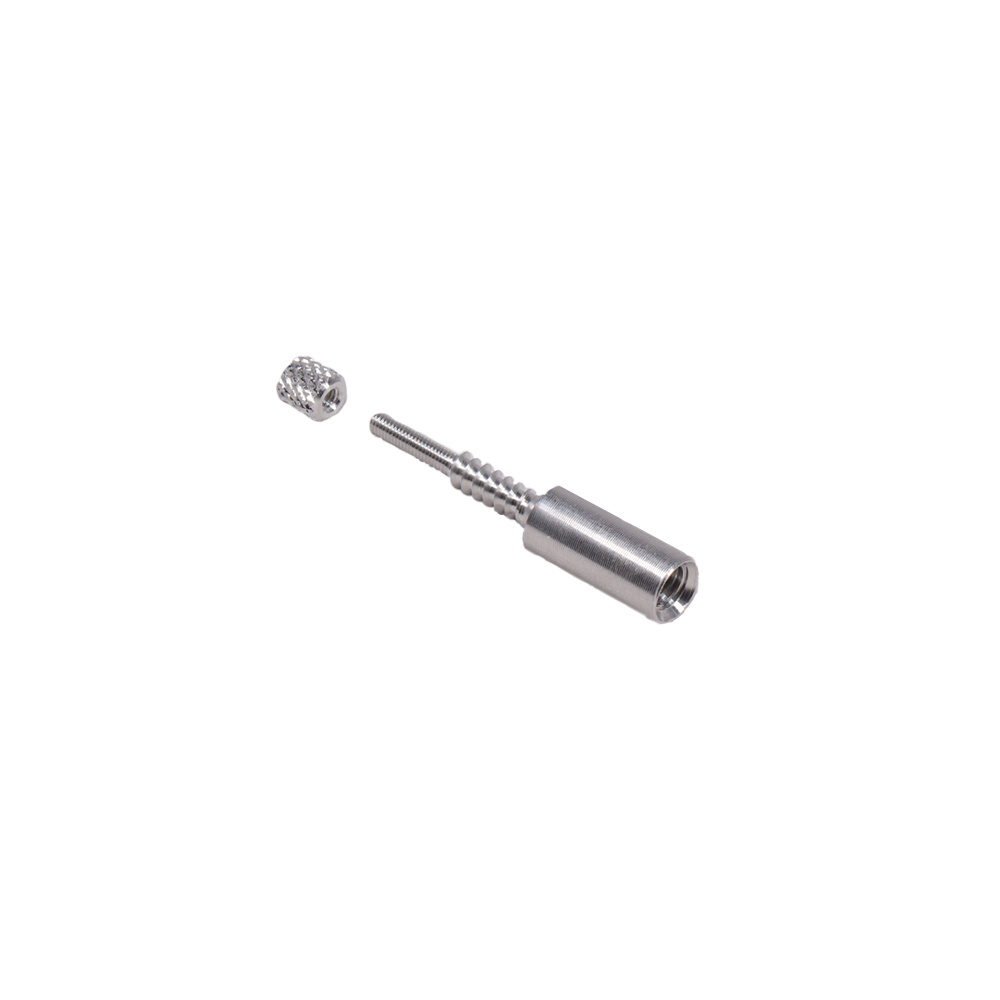 VFG Adattatore Per Bastoni Con Filettatura M5 O 1/8 - Colore: Nero - 2